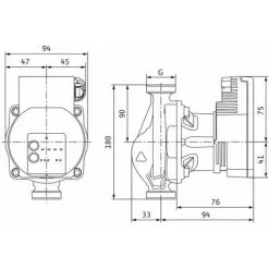 Tout neuf ❤️ WILO Pompe De Chauffage "VARIOS PICO-STG" DN25 Hm 1-7 180 Mm - Mâle 1"1/2 (40/49) ? -WILO Soldes Boutique 16498832 5