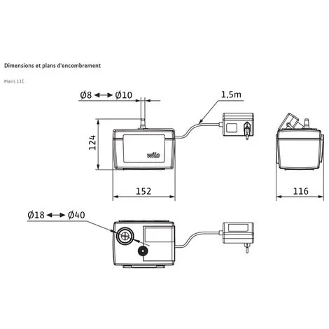 Bon marché ? WILO Station De Relevage Des Condensats Plavis 011-C - Volume 0,3L ? 2 Bon marché ? WILO Station De Relevage Des Condensats Plavis 011-C - Volume 0,3L ? – Image 2