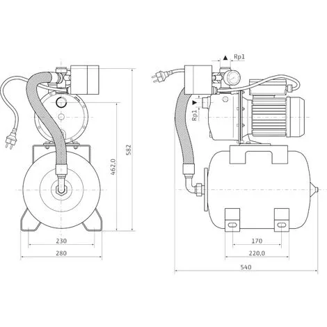 Offres ? Surpresseur Domestique WILO Jet HWJ 203 Mono - Réservoir 50L - 4m3/h à 17m/CE ? 2 Offres ? Surpresseur Domestique WILO Jet HWJ 203 Mono - Réservoir 50L - 4m3/h à 17m/CE ? – Image 2