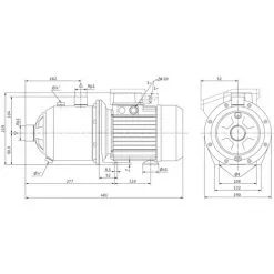 Vente flash ? Pompe Multicellulaire Centrifuge Auto-amorçante MultiCargo MC 305 IE3 - Wilo ? 5 Vente flash ? Pompe Multicellulaire Centrifuge Auto-amorçante MultiCargo MC 305 IE3 - Wilo ? -WILO Soldes Boutique 6652335 3