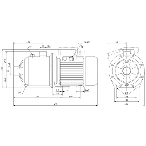 Vente flash ? Pompe Multicellulaire Centrifuge Auto-amorçante MultiCargo MC 305 IE3 - Wilo ? 3 Vente flash ? Pompe Multicellulaire Centrifuge Auto-amorçante MultiCargo MC 305 IE3 - Wilo ? – Image 3